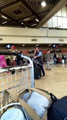 Waiting at Karachi INternational Airport