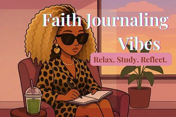 💜 Faith Journaling Sessions: 🎵 Soft LoFi Beats to Relax 🧘🏾‍♀️, Study 📖 & Reflect ✍🏾🌸