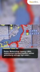 Gelombang Tsunami Hantam Pesisir Jepang Usai Gempa Rusia
