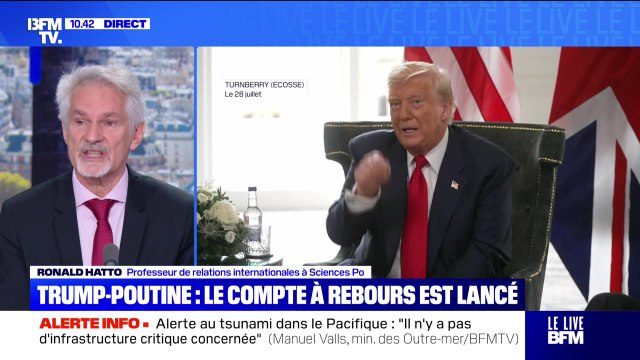 Trump-Poutine : le compte à rebours est lancé - 30/07