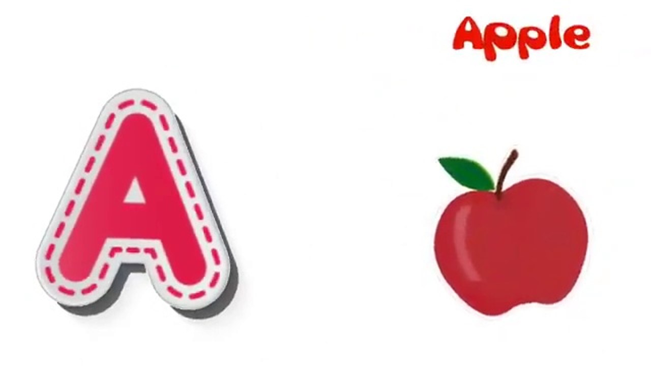 The ABC Phonics Song For Toddler -Learning Video For Kids ABC _ A is For Apple 🍎 B is For Baby
