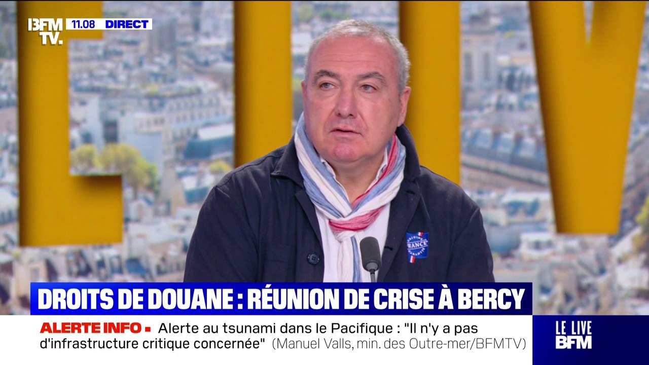 Droits de douane: "Nos adhérents ne sont pas du tout rassurés", explique Gilles Attaf, président de la certification Origine France Garantie