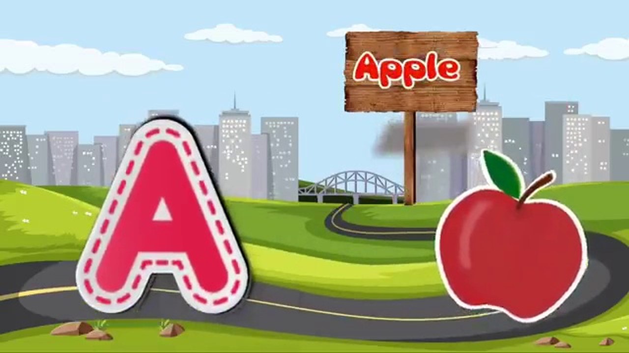ABC Alphabet Kindergarten Phonics Song | A For Apple - ABC Alphabet Songs with Sounds for babies