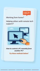 How to Remotely Control PC from Another PC - Easy and Secure