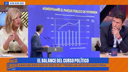 El doble desbarre de Esther Palomera en TVE para defender la limpieza de Pedro Sánchez deja ojiplático a José Luis Pérez