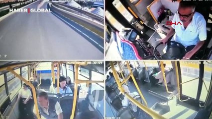 Adres Gaziantep: Kalp krizi geçiren otobüsün şoförü hayatını kaybetti, kazayı yolcu önledi