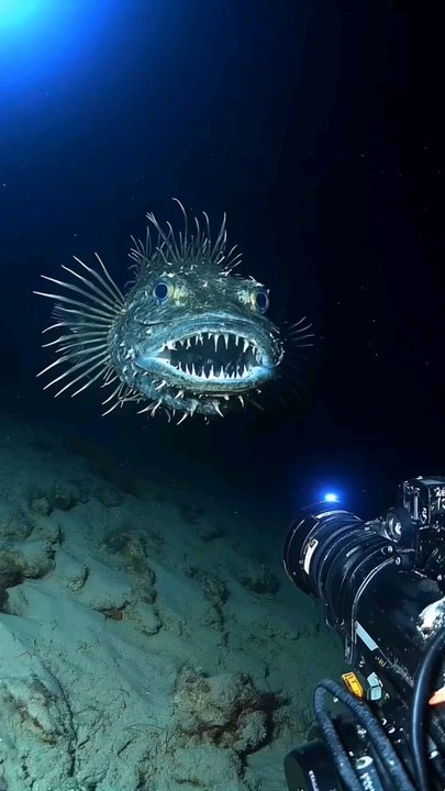 In the depths of the ocean 🌀 #ocean #oceanlife #underwater #deepwater #explore