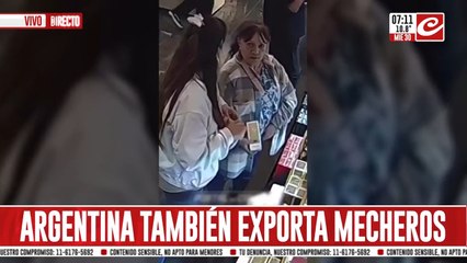 Mecheros de exportación: fueron descubiertos robando en un free shop brasileño