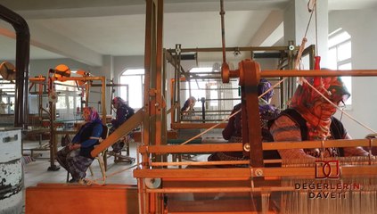 Türkiye’nin zengin mirası canlanıyor: Değerlerin Daveti’nde günün ürünü: Bursa İznik derbent dokuması