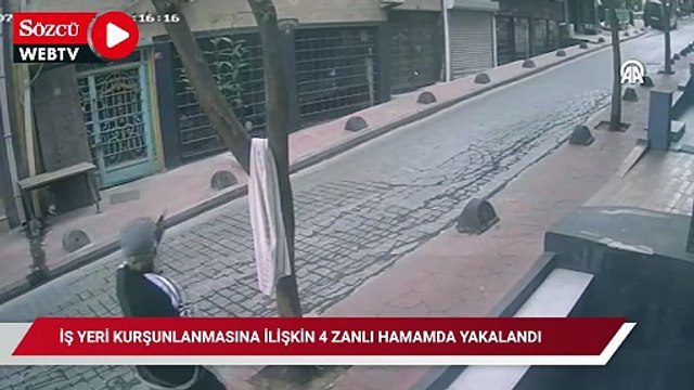 Beyoğlu'nda iş yeri kurşunlanmasına ilişkin 4 zanlı hamamda yakalandı