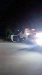 Vídeo mostra carro capotado na BR-316 após perseguição