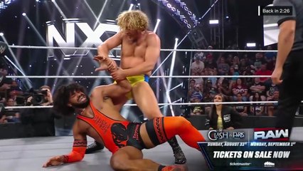 WWE NXT _July 29, 2025 -Charlie Dempsey Vs Tavion Heights _If Tavion Heights wins he breaks free from NQCC (No Quarter Catch Crew)