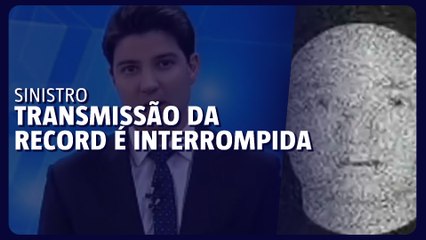 Transmissão da Record é interrompida por mensagens enigmáticas