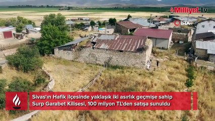 İki asırlık satılık kilise 100 milyon TL'den alıcılarını bekliyor