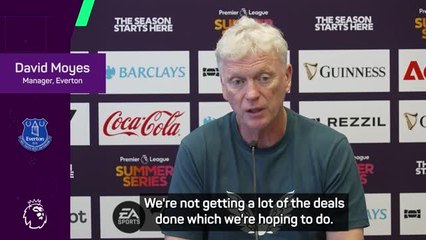 Everton 'finding it difficult' to make impact signings - Moyes