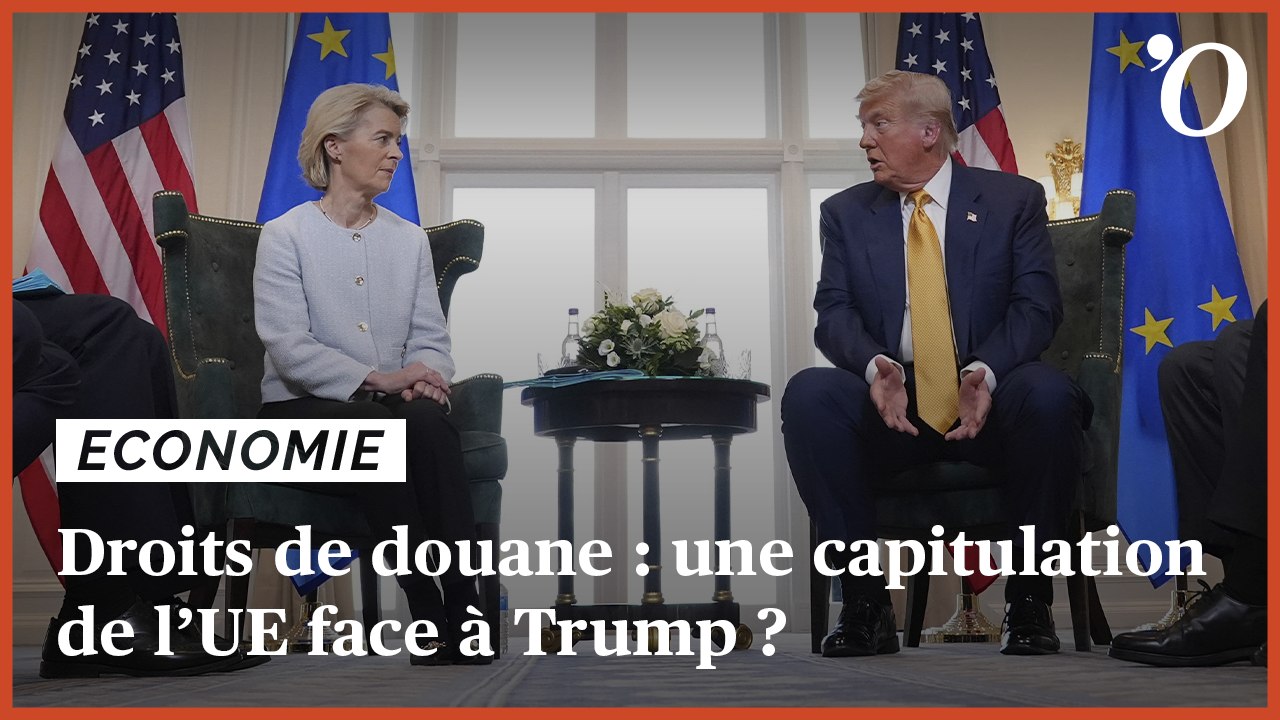 Droits de douane: une capitulation de l’UE face à Trump?
