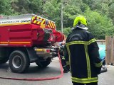 Une nouvelle citerne pour renforcer la lutte contre les incendies au Chambon-Feugerolles - Reportage TL7 - TL7, Télévision loire 7