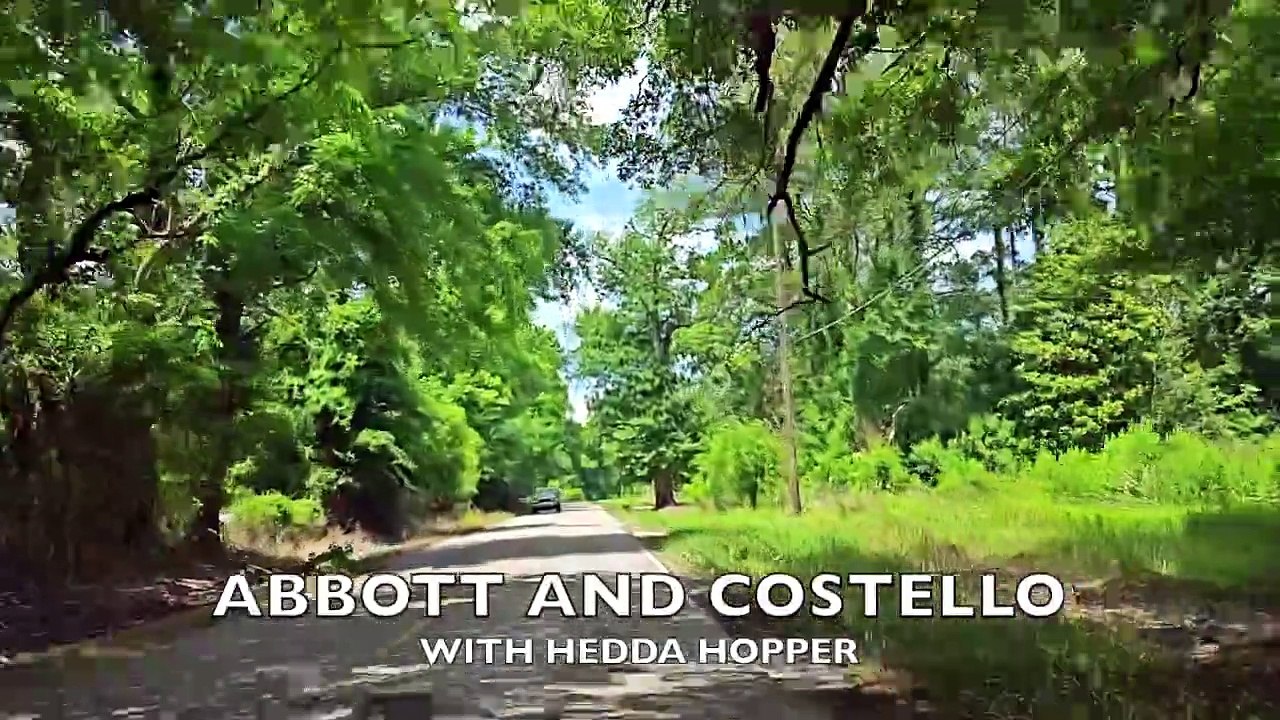 Comedy Drive with Abbott and Costello Guest Starring Hedda Hopper