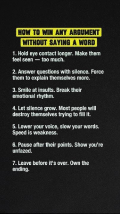 7 Psychological Tricks to WIN ANY ARGUMENT Without Saying a Word! 😶🔥 #Shorts