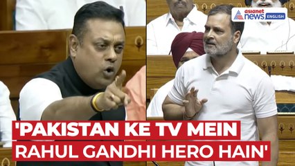 'Pakistan Ke TV Mein Rahul Gandhi Hero Hain': Sambit Patra's Scathing Attack in Lok Sabha