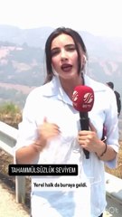 Büşra Nur Danişment kameramanı fırçalıyor