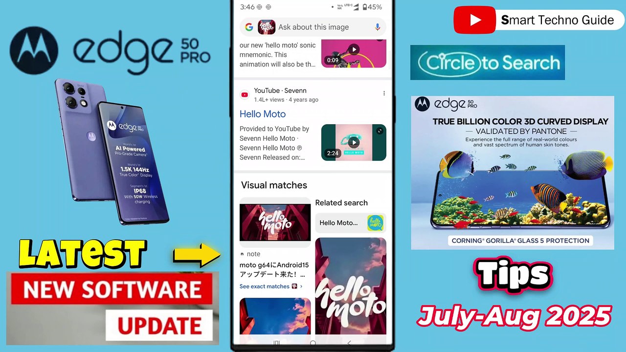 Motorola Edge 50 Pro New Software Update | July 2025 Security Patch & Improvements