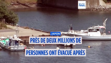 Japon : les alertes au tsunami rétrogradées dans de nombreuses régions