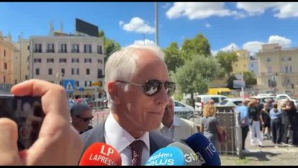 Malagò ai funerali di Enrico Lucherini: "Era un gigante"