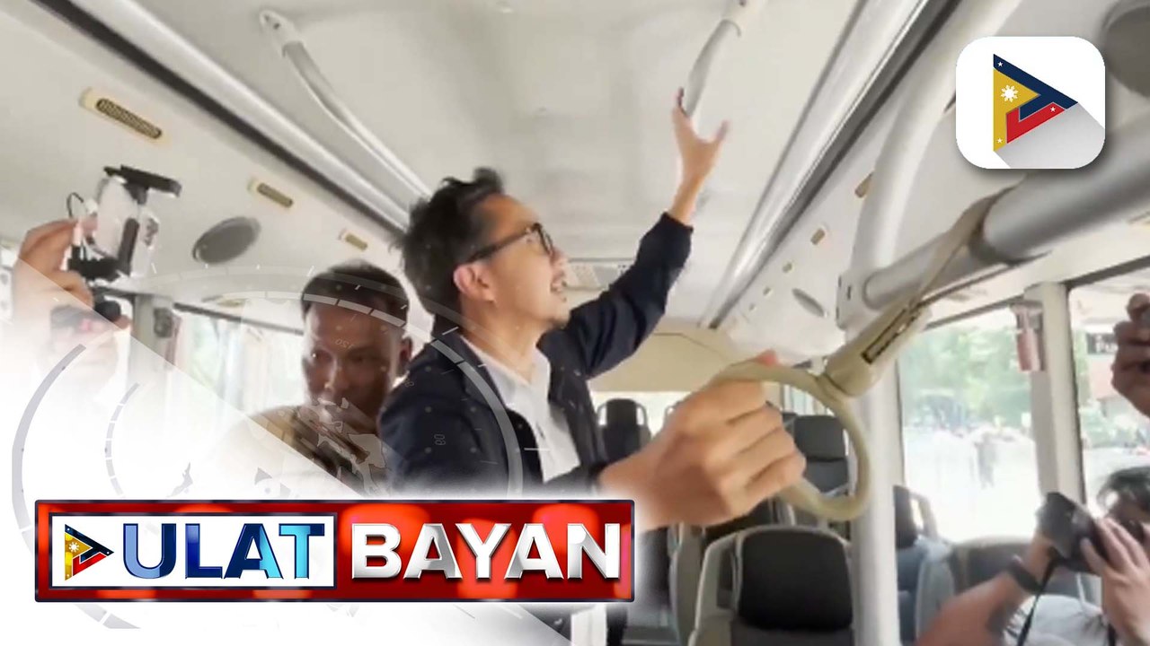 Sec. Dizon, nag-inspeksyon sa isang bahagi ng Cebu Bus Rapid Transit-Phase 1 | ulat ni Jessee Atienza