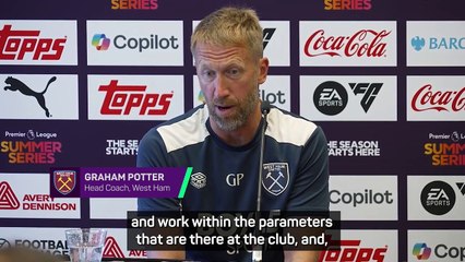 Potter 'really happy' with West Ham's pre-season progress