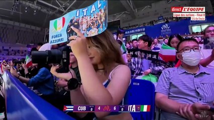 Le replay de Italie - Cuba (set 1) - Volley - Ligue des Nations