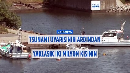 Video: Rusya'daki depremin ardından Japonya'yı tsunami vurdu