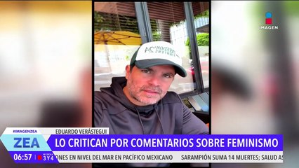 Eduardo Verástegui, de nuevo en la polémica por comentarios sobre el feminismo