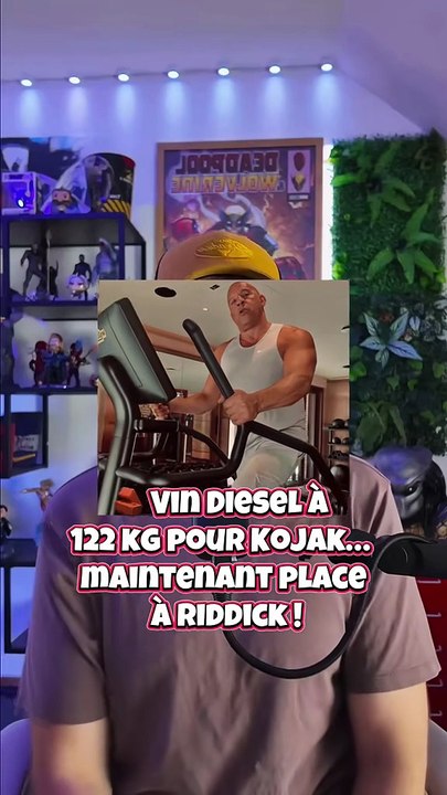 Vin Diesel 🧱 finit Kojak à 122 kg et revient pour Riddick & le Chasseur 🔥