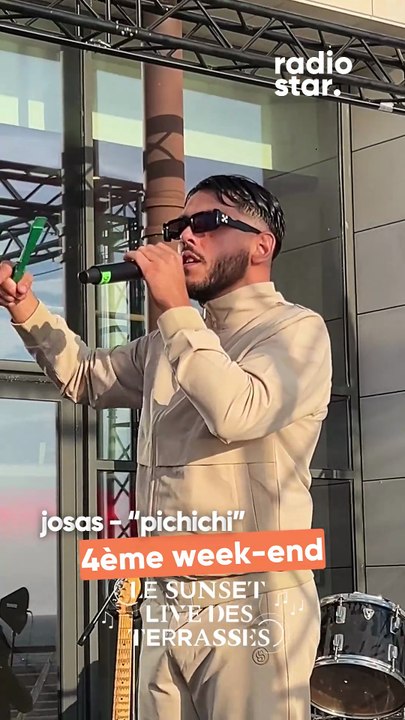 Josas interprète “pichichi” sur la scène des Sunset Live des Terrasses #josas #sunsetlive #concert #live