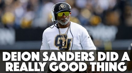 Deion Sanders Did A Good Thing For One Of His Players