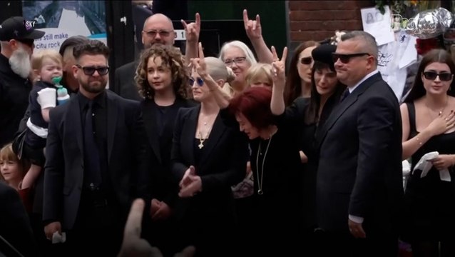 Ozzy Osbourne's Family Says Final Goodbye to Legendary Rocker in Emotional Funeral Procession