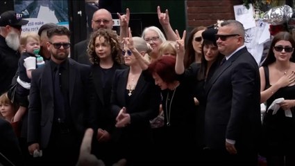 Ozzy Osbourne's Family Says Final Goodbye to Legendary Rocker in Emotional Funeral Procession
