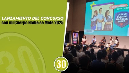 Lanzamiento del Concurso con mi Cuerpo Nadie se Mete 2025