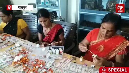 भाई की कलाई सजाएंगी इको फ्रेंडली गोबर राखियां, फेंकने पर बन जाएंगी पौधा, जानिए और भी खासियत