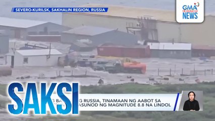 'Di bababa sa 23 bansa at teritoryo, nag-abiso ng posibleng tsunami kasunod ng magnitude 8.8 na lindol | Saksi