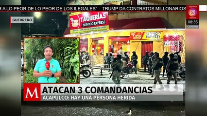 Atacan de forma simultánea comandancias en Acapulco; hay una mujer lesionada