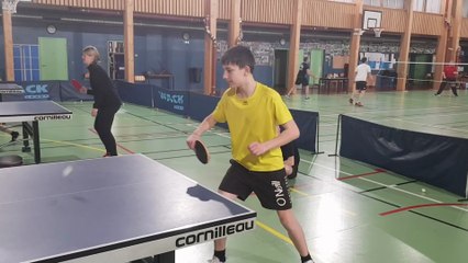 Entraînement de Tennis de Table à Nogent le 14/03/25 - Les pongistes de l'ASNTT