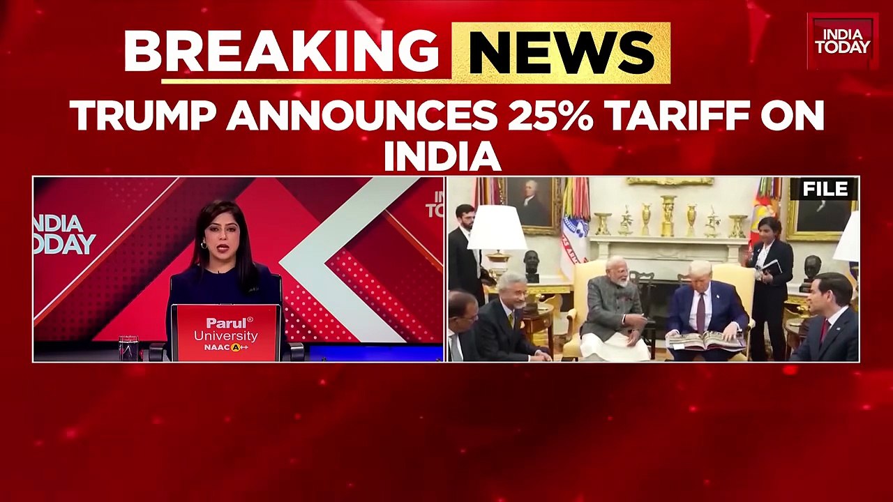Breaking News_ Trump Slaps 25% Tariff, Penalties On India, Cites Russia Business And Trade Barriers