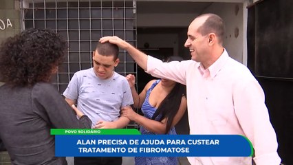 buscando apoio: a luta de Alain, o garoto de 13 anos com neurofibromatose e autismo, em busca de tratamento caro