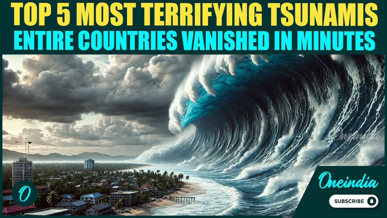 Deadliest Tsunamis in History: Top 5 Most Terrifying Tsunamis EVER in World|Rare Footage & Aftermath