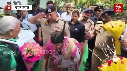 आगरा पहुंचीं राज्यपाल आनंदी बेन पटेल; क्वीन एम्प्रेस मैरी लाइब्रेरी का किया उद्घाटन, कहा- बेटियों को कैंसर से बचाएं, वैक्सीन लगवाने को आगे आएं
