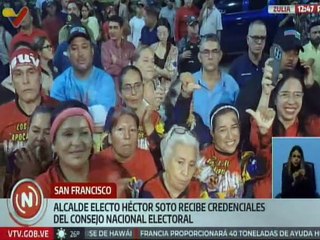 Zulia | Alcalde electo Héctor Soto recibe credenciales ante el CNE