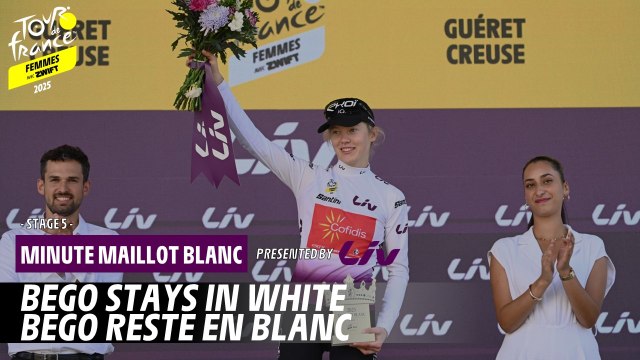 Liv White Jersey Minute - Stage 5 - Tour de France Femmes avec Zwift 2025
