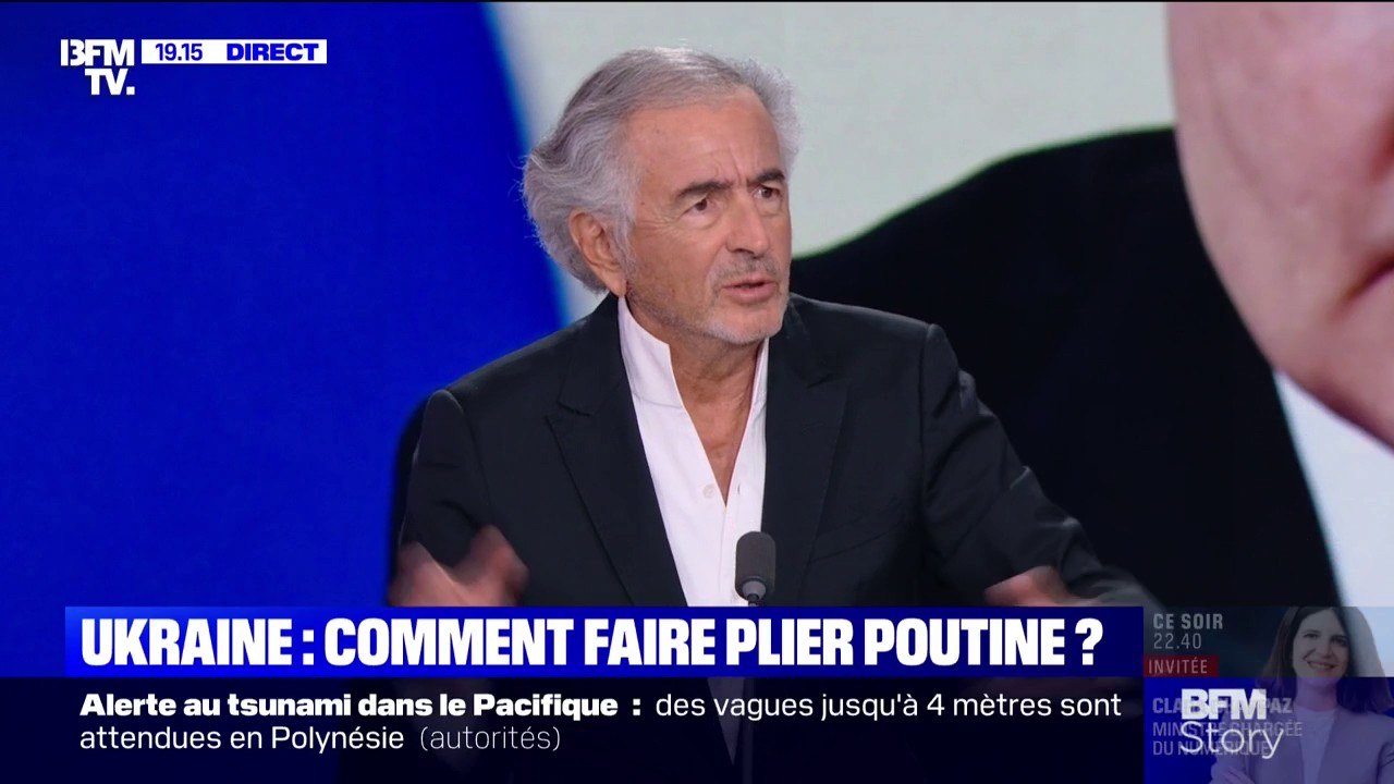 Guerre en Ukraine: "Ce qui fera plier Poutine, c'est le jour où des soldats russes sortiront des tranchées en levant les mains", estime Bernard-Henri Lévy, écrivain et philosophe